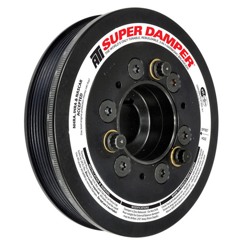ATI Performance Products Harmonic Balancer, Super Damper, 7.074 In. Dia, 6 Groove, Aluminium, 5.88 Drive, For Toyota Supra, 94-98 Jz80, OEM, 2RG, Eac