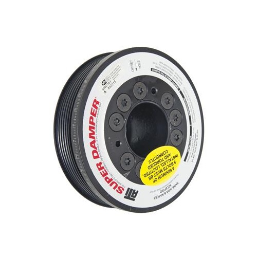 ATI Performance Products Harmonic Balancer, Super Damper, 5.67 In. Dia, Aluminium, 7 Groove, For Nissan Vq35Hr Vq37Vhr 350Z 370Z V6, 4% Ud- 1-Pc , Ea