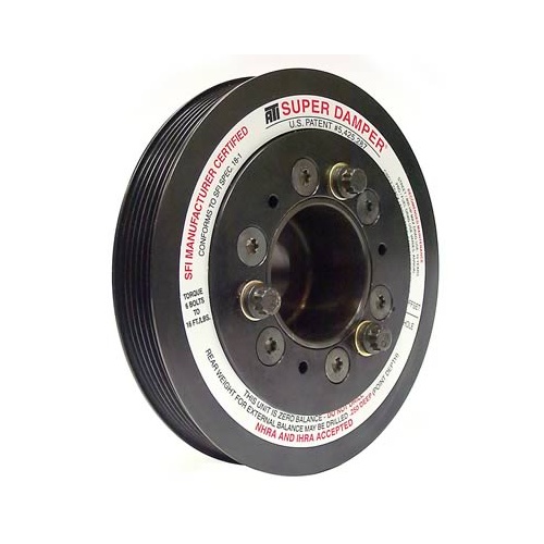 ATI Performance Products Harmonic Balancer, Super Damper, 6.78 In. Dia, Aluminium, 6 & 4 Groove, For Nissan V6 350Z Vq35, Street, 2RG, Each