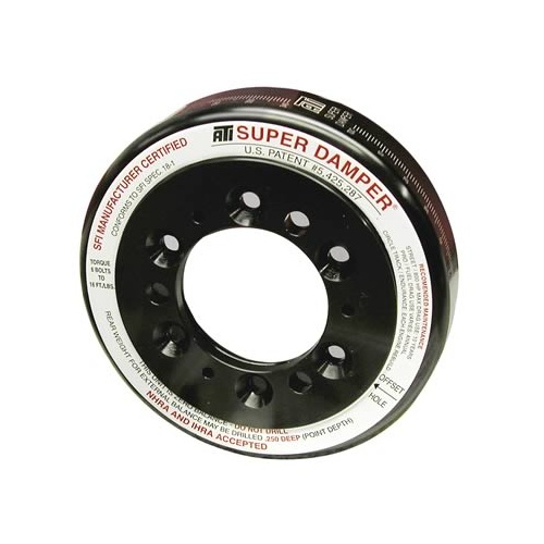 ATI Performance Products Harmonic Balancer, Shell, 7.074 In. Diameter, Aluminium, LW, Chvy Front, 3RG, Each