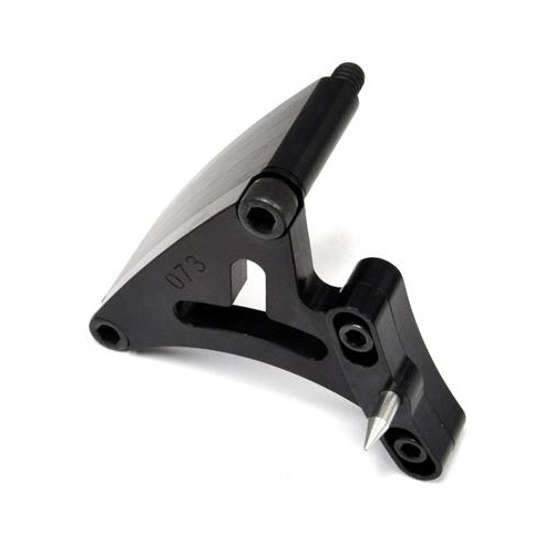 ATI Performance Products Timing Pointer, Billet Aluminium, Black Anodised, SB For Chevrolet, 6 3/8 Damper, Each