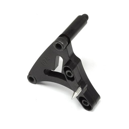 ATI Performance Products Timing Pointer, Billet Aluminium, Black Anodised, SB For Chevrolet, 7 Damper, Each