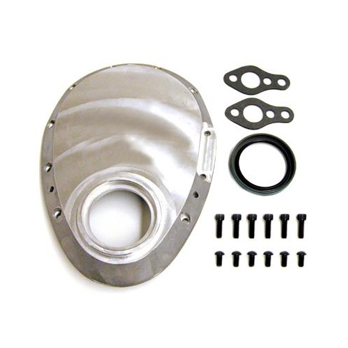 ATI Performance Products Timing Cover, One-piece, Aluminum, 2.331 in. Front Seal Diameter, For Chevrolet, Small Block, Each