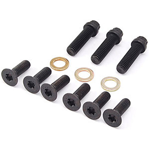 ATI Performance Products Harmonic Balancer Bolts, 6, 5/16, 18 X 1 And 3, 5/16, 18 X 2 1/4, Set Of 9