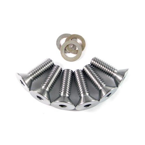 ATI Performance Products Harmonic Balancer Bolts, Titanium, Face Bolts Only, 5/16, 18 X 1, Kit