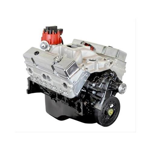 ATK HIGH PERFORMANCE ENGINE Engine Assembly, SB Chev, 383 Stroker, 525HP Crate Engine, Mid Dress, Long Block, 1-Piece Main Seal,Each