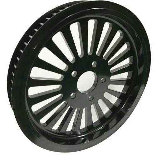 Attitude Inc Drive Belt Pulley, MaxSpoke, Harley-Davidson 1.5 in, 65 Tooth, Black, Each