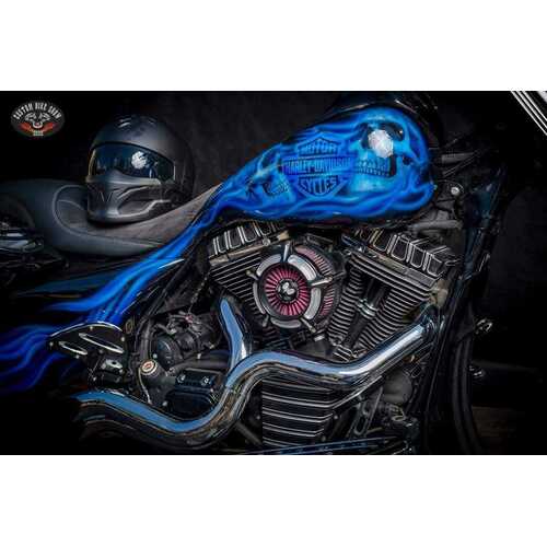 Attitude Inc, Ambush Chrome Headers, Exhuast Kit, 2.5' Race, Suit Harley Softail 1986-2017, Chrome Kit 