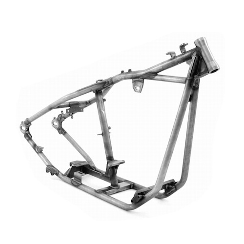 Kraftec Frame, Rigid Style Stock, 1-1/4 in. Tube, 30 deg. Rake 0 in. Stretch (Welded Trans Plate), Each