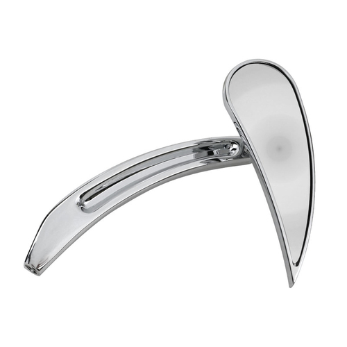 Attitude Inc Rear View Mirror, For Arlen Ness Style, Teardrop for Harley Custom, Chrome Right Side, Each