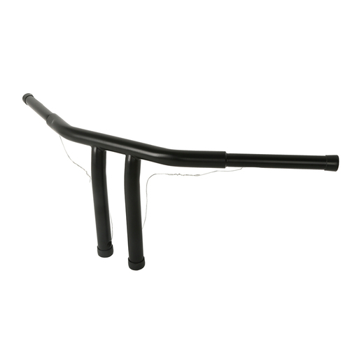Attitude Inc, T Factor HandleBar, 1-1/4 in. T-Bars , 14" Rise, Black Powder Coat, For Harley Dyna Softail Sportster Fat Bob Custom