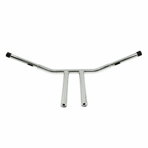 Attitude Inc, T Factor HandleBar, 1-1/4 in. T-Bars , 14" Rise, Chrome For Harley Dyna Softail Sportster Fat Bob Custom