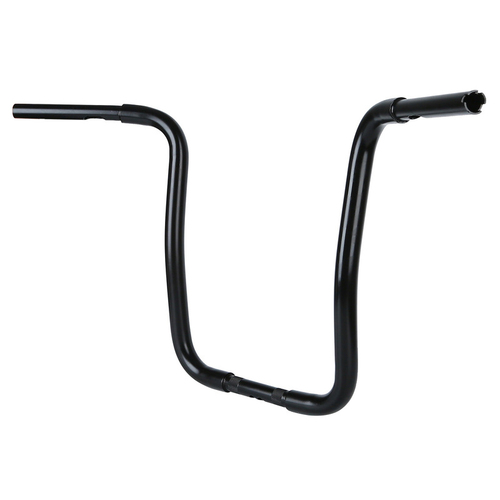 Attitude Inc Beefy Ape Handlebar, Black Powder Coat, 18 in. Rise 1-1/4 in., For Harley Sporster ,Softail Custom, Each