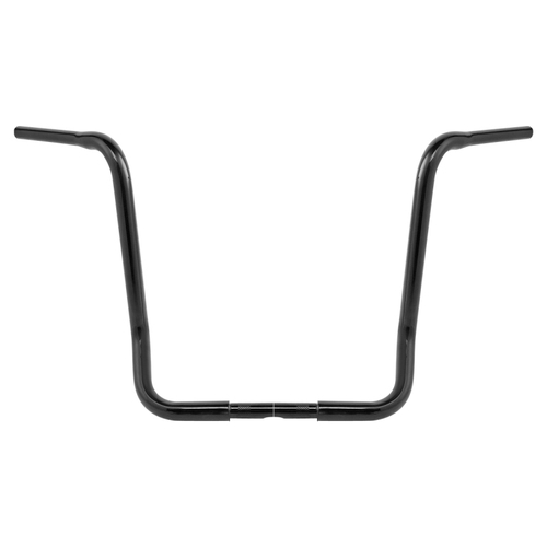 Attitude Inc Wide Ape Pullback Handlebar, Black Powder Coat, 17 in. Rise 1-1/4 in., For Harley Sporster ,Softail Custom, Each