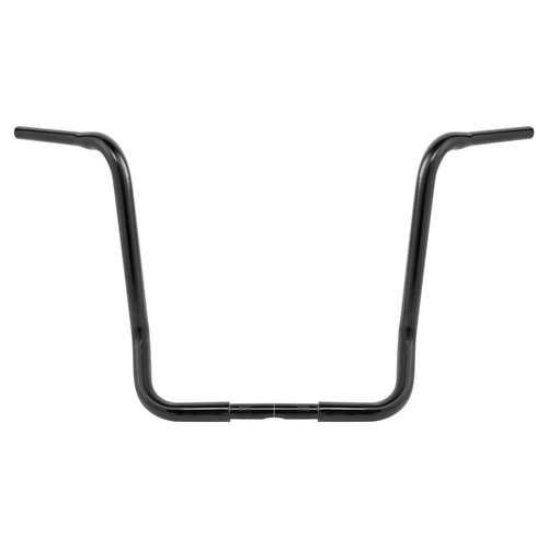 Attitude Inc Wide Ape Pullback Handlebar, Black Powder Coat, 17 in. Rise 1-1/4 in., For Harley Sporster ,Softail Custom, Each