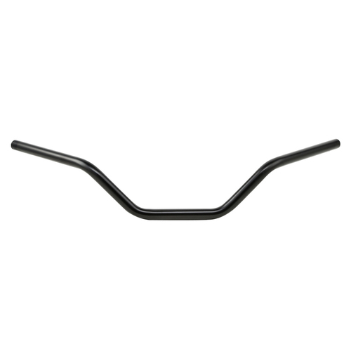 Attitude Inc 1" Hanger Handlebar, Black Powder Coat, 5 in Rise, For Harley Sportster Dyna Softail, Each