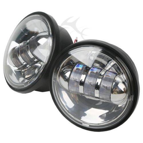 Attitude Inc Headlight insert, 4-1/2 Daymaker Chrome For Harley