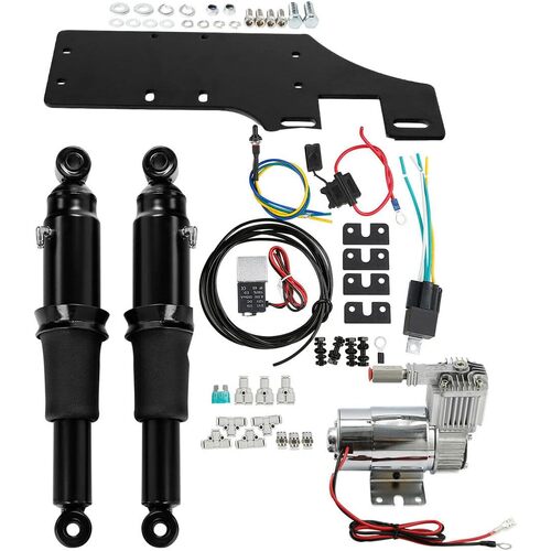 Attitude Suspension/ Shockers, Rear Air Ride Kit Fit For Harley Touring Baggers Road King Road Glide Street Glide Electra Glide Ultra Limited 1994-20
