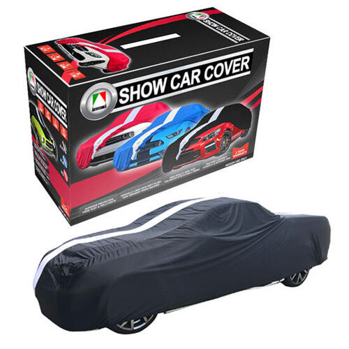 Autotechnica Car Cover - Indoor Show Cover 2 Door Ute Cover Suits Up To 5.2M Black