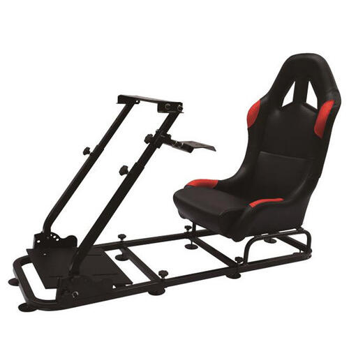 Autotechnica Seat - Game Simulator With Black/Red Seat