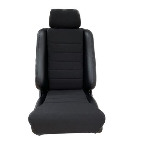 Autotechnica Seat - Sport Seat Pu Leater/Material Combination Quick Tilt Black
