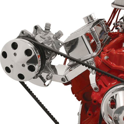 Billet Specialties Comp Bracket SB Lg Side Mt V-Grv
