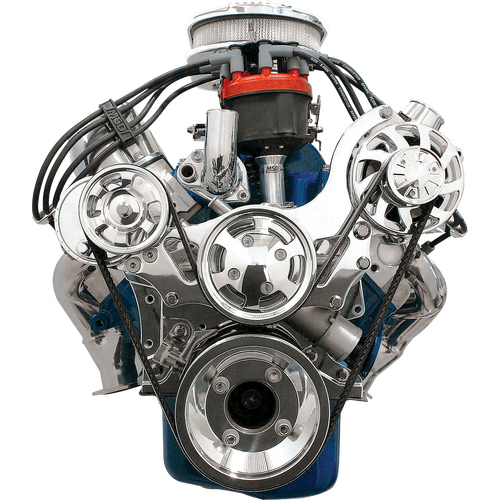 Billet Specialties Serpentine System Small Block Ford No Power Steering No Air Conditioning Premium