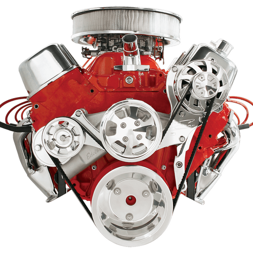 Billet Specialties Serpentine System Big Block Chevy No Power Steering No Air Conditioning Premium +