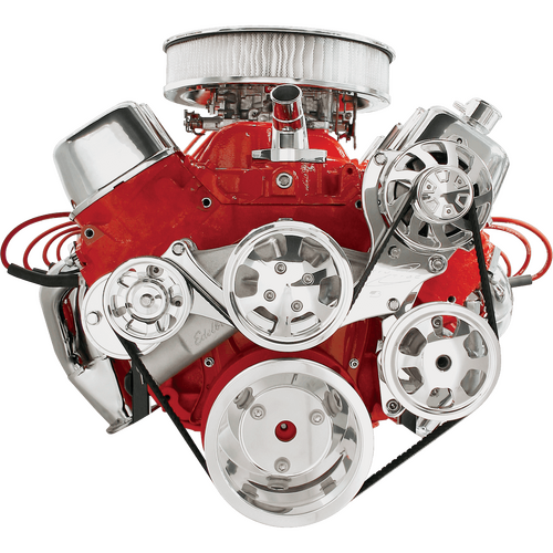 Billet Specialties Serpentine System Big Block Chevy With Power Steering No Air Conditioning Premium