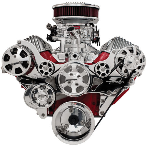 Billet Specialties Serpentine System 348/409 Chevy No/ Power Steering With Air Conditioning Premium