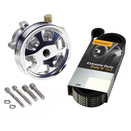 Billet Specialties Power Steering Add On For # 14425 Serpentine System