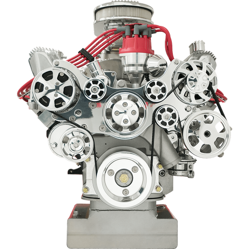 Billet Specialties Serpentine System Fe Ford With Power Steering & Air Conditioning Premium