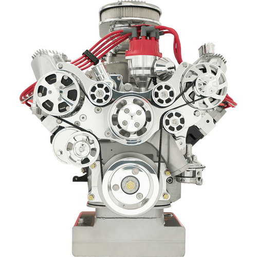 Billet Specialties Serpentine System Fe Ford No Power Steering With Air Conditioning