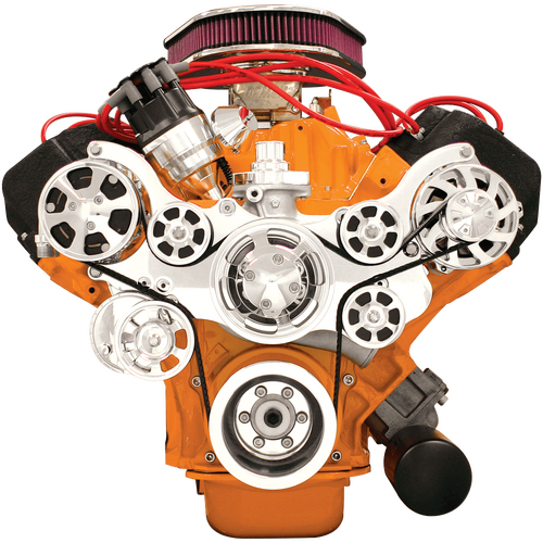 Billet Specialties Serpentine System Hemi No Power Steering With Air Conditioning