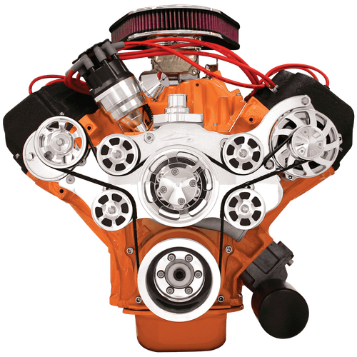 Billet Specialties Serpentine System Hemi No Power Steering No Air Conditioning Premium + 170A Alt