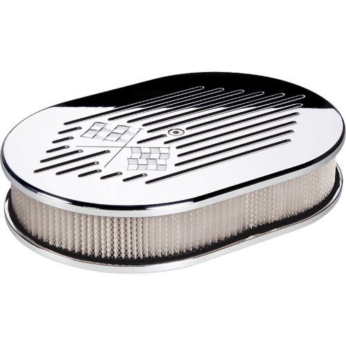 Billet Specialties Air Cleaner Sm Oval Flg Polished