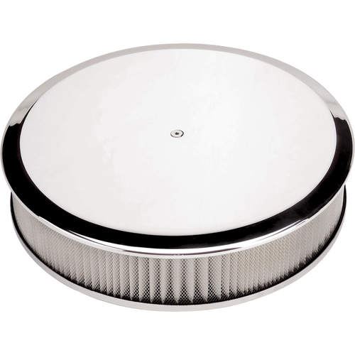 Billet Specialties Air Cleaner 14" Rd Plain