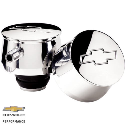 Billet Specialties Pcv Breather Bowtie Polished 1-1/4" Vc Hole