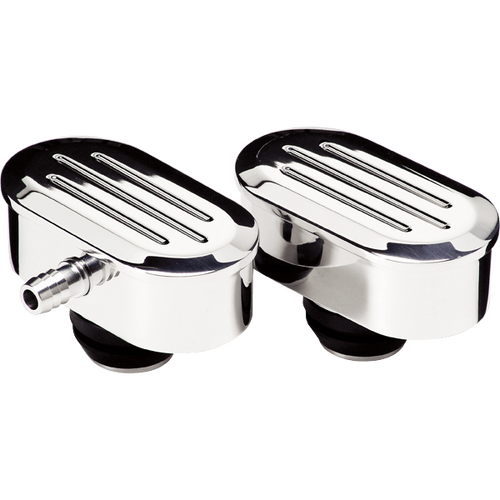 Billet Specialties Pcv Breather Oval Bl-Ml Polished 1-1/4" Vc Hole