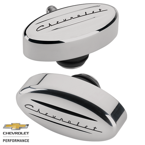 Billet Specialties Pcv Breather Retro Chevrolet Polished 1-1/4" Vc Hole
