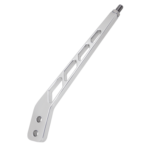Billet Specialties Shift Lever Bent Grid 10" Polished Tremec