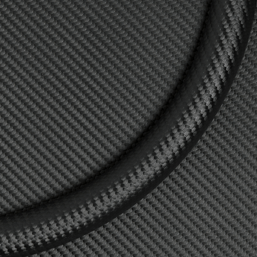 Billet Specialties Steering Wheel Half Wrap 3Pc 14" Carbon Fiber Emb Vinyl