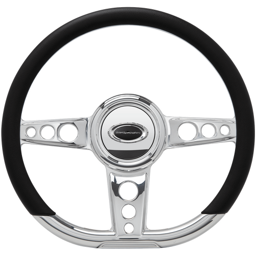 Billet Specialties Steering Wheel 14" D-Shape Trans Am Polished