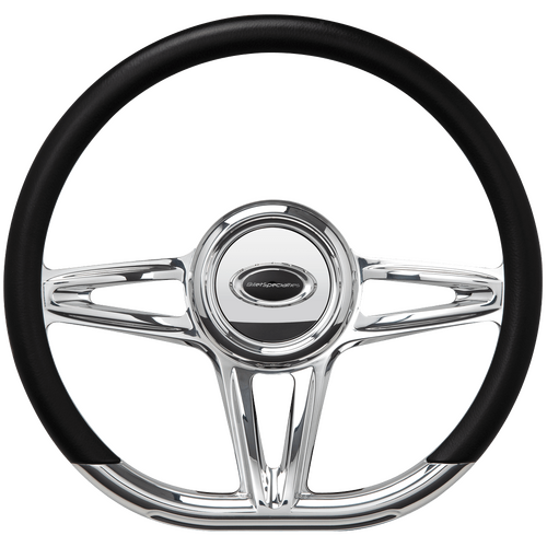 Billet Specialties Steering Wheel 14" D-Shape Victory Polished