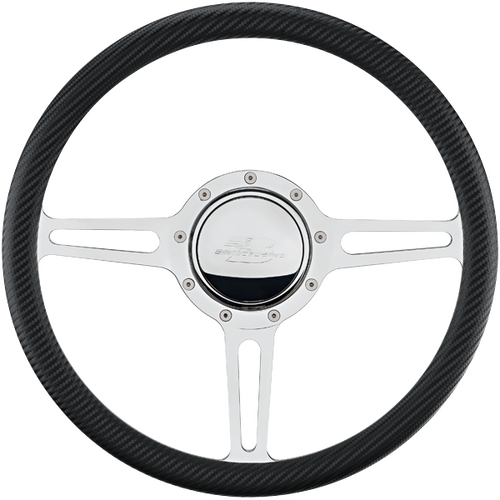 Billet Specialties Steering Wheel 1/2 Wrap 14" Split Spoke