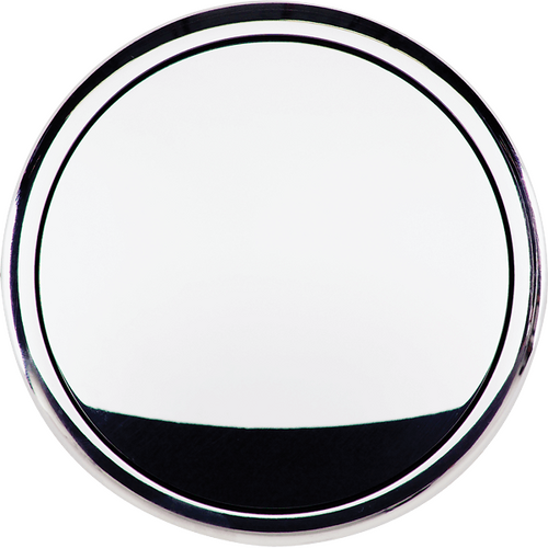 Billet Specialties Horn Button 2-Cont Plain Polished