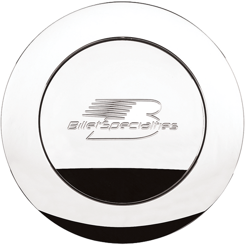 Billet Specialties Horn Button Lg B-Logo Polished
