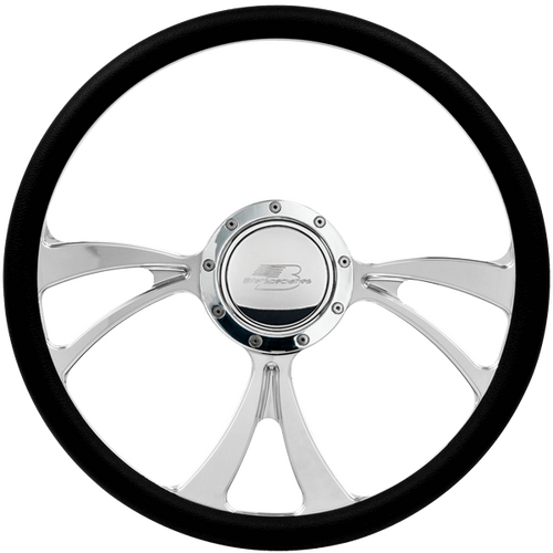 Billet Specialties Steering Wheel Half Wrap 15.5" Blvd 04