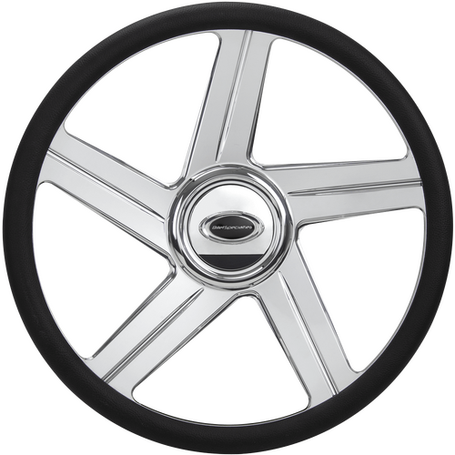 Billet Specialties Steering Wheel Half Wrap 15.5" Blvd 43
