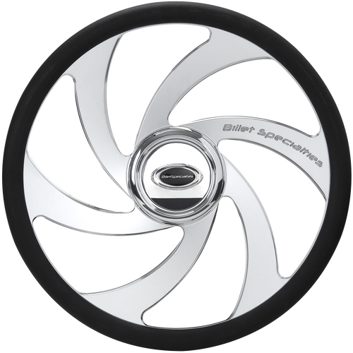 Billet Specialties Steering Wheel Half Wrap 15.5" Blvd 50